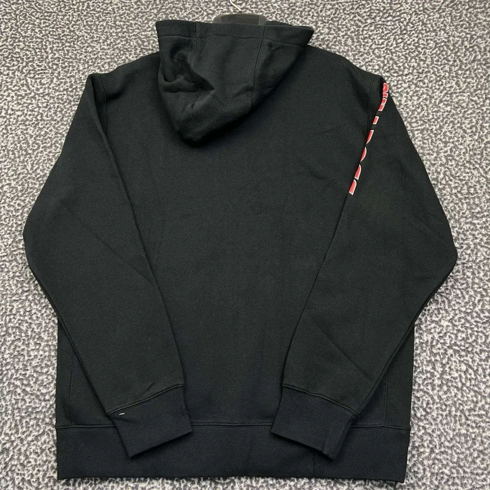 Nike Hoodie Men Large Black Georgia Bulldogs NCAA Long Sleeve Full Zip‎ New L
